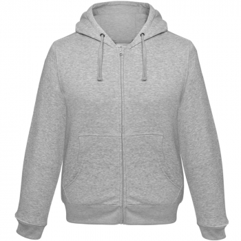 Толстовка мужская Hooded Full Zip серый меланж Толстовка мужская Hooded Full Zip серый меланж