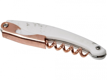 Нож официантки Mila с мраморным рисунком, titanium