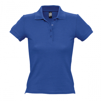 Поло PEOPLE 2XL Ярко-синий 100% хлопок