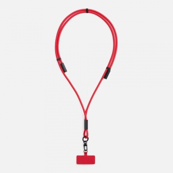 Кабель-ланьярд energyFlex Power Delivery 60 Вт, красный