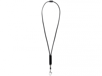 Шнурок Landa с регулируемой вставкой, черный