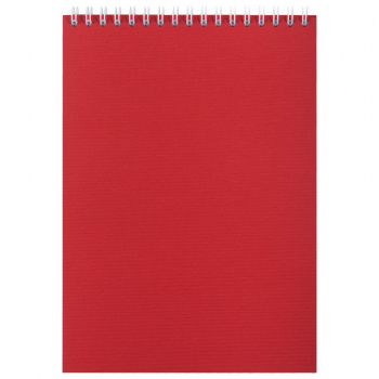 Блокнот Nettuno в линейку, красный