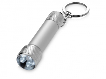 Брелок-фонарик "Draco", черный/серебристый