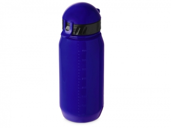 Бутылка для воды с трубочкой «Little», 400 мл, синий