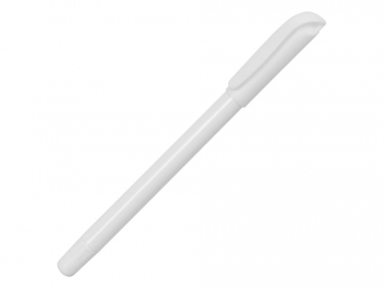 Ручка шариковая пластиковая "Delta" из переработанных контейнеров, белая