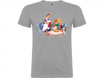 Футболка "Карлсон» мужская, серый меланж