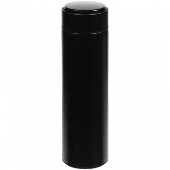 Смарт-бутылка с заменяемой батарейкой Long Therm, черная