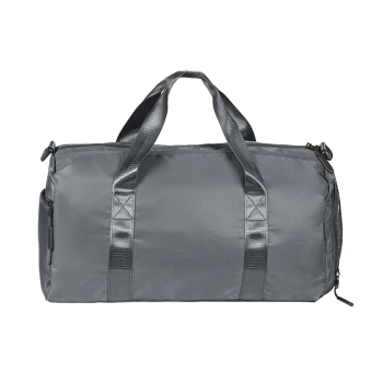 Сумка спортивная "Gym" без ремня, серая, 45х21х20 см, полиэстер