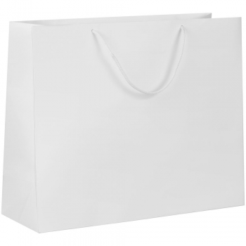 Пакет бумажный с ламинацией Lami Tote L, белый