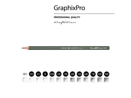 Набор чернографитовых карандашей  "Sketch & Art" ,12 шт. 2h-9b, металлическая коробка с ложементом