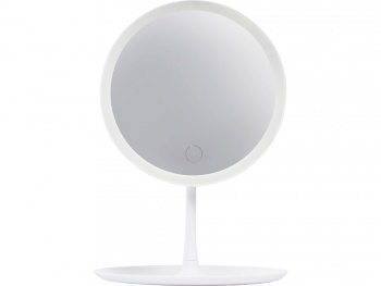 Косметическое зеркало с LED-подсветкой "Beautific", белый