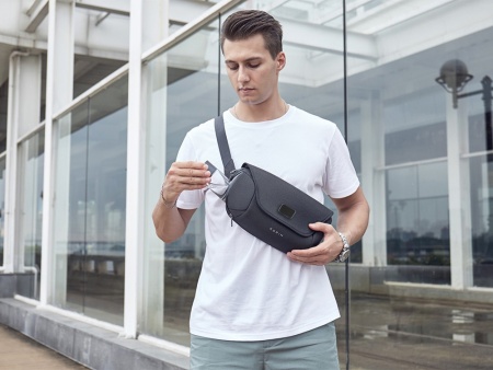 Антикражная сумка на пояс Clickpack, черный