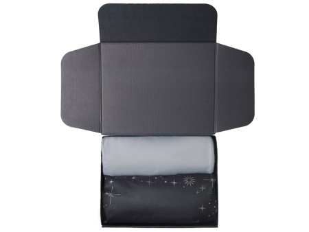 Подарочный набор с пледом, свечой и диффузором, серый