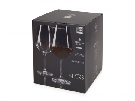 Набор бокалов для вина "Crystalline", 690 мл, 4 шт