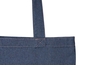 Джинсовая сумка-шоппер "Indigo"  с широкими лямками