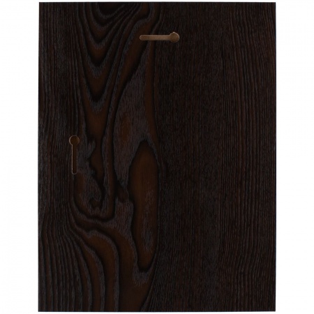 Плакетка Plaque, большая, венге с золотистой пластиной