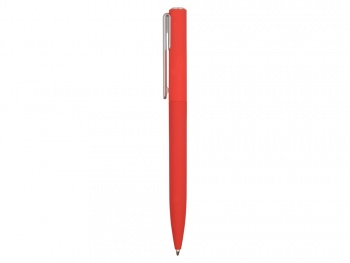 Ручка шариковая пластиковая "Bon" с покрытием soft touch, красный