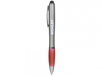 Nash серебряная ручка с цветным элементом, красный