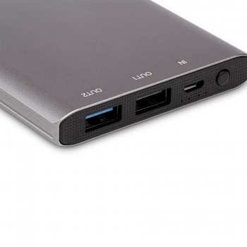 Внешний аккумулятор  Accesstyle Charcoal II (10000 mAh), серебристый