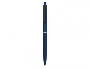 Ручка пластиковая soft-touch шариковая «Plane», темно-синий