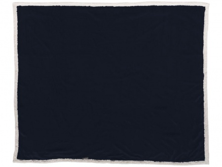 Плед «Lauren», темно-синий/белый