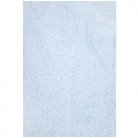 Плед Frostic, бело-голубой с люрексом