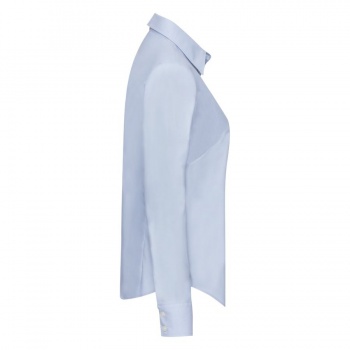 Рубашка "Lady-Fit Long Sleeve Oxford Shirt", светло-голубой_M, 70% х/б, 30% п/э, 135 г/м2 Рубашка "Lady-Fit Long Sleeve Oxford Shirt", светло-голубой_M, 70% х/б, 30% п/э, 135 г/м2