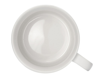 Матовая кружка Nancy 360 мл цветная снаружи, белая внутри, белый