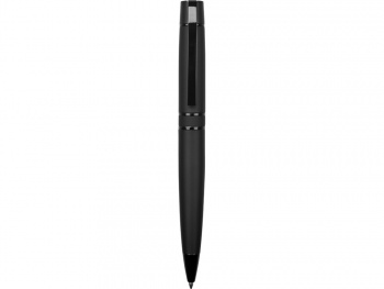 Ручка металлическая шариковая Uma «VIP GUM» soft-touch с зеркальной гравировкой, черный
