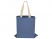 Сумка для шопинга Steady из хлопка с парусиновыми ручками, 260 г/м2, голубой