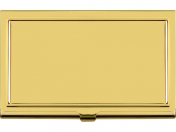 Визитница «Белуччи», золотистый глянцевый (Р)