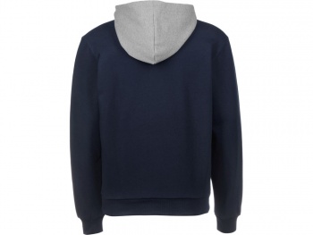 Толстовка с капюшоном "Amsterdam" мужская, темно-синий/серый меланж