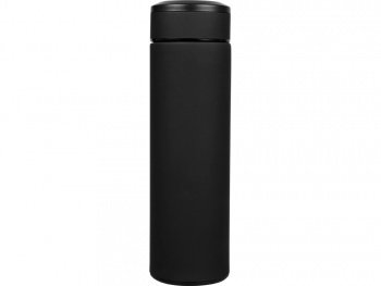 Термос «Confident» с покрытием soft-touch 420мл, черный (P)