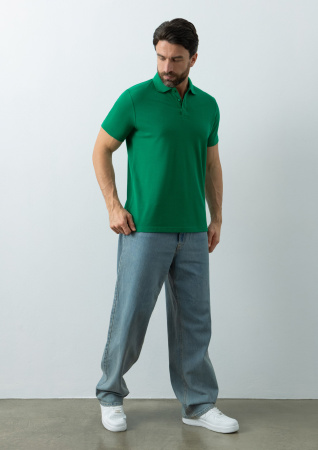 Рубашка поло унисекс STAN хлопок/полиэстер 185, 104, Зелёный,  (30)  (68-70/7XL)