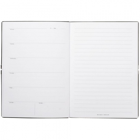 Набор Hugo Boss: еженедельник и ручка, черный