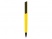 Ручка пластиковая шариковая C1 софт-тач, желтый