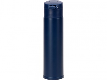 Вакуумная герметичная термокружка «Inter», темно-синий, нерж. сталь