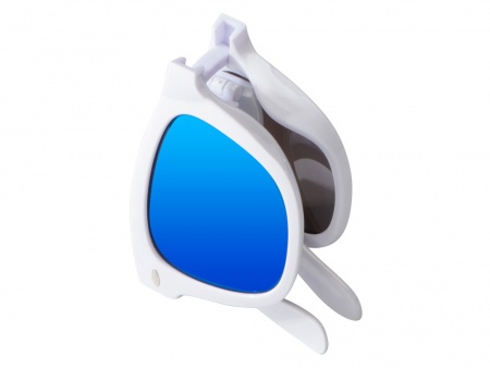 Складные очки с зеркальными линзами "Ibiza", белый