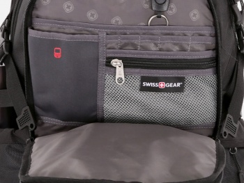Рюкзак SWISSGEAR, 15”, полиэстер 1200D, 36х17х50 см, 30 л, черный/красный Рюкзак SWISSGEAR, 15”, полиэстер 1200D, 36х17х50 см, 30 л, черный/красный