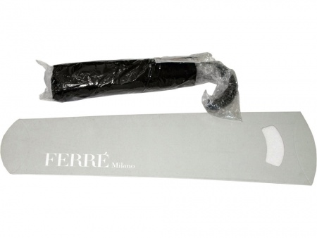 Зонт складной автоматический Ferre, черный (Ou)