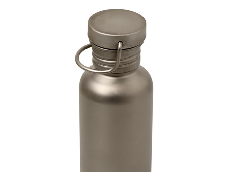 Бутылка для воды из титана "Titan", 750ml, темно-серый