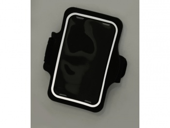 Спортивный чехол на руку для телефона "Athlete", черный