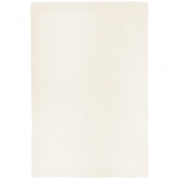 Плед Chess Queen, молочно-белый