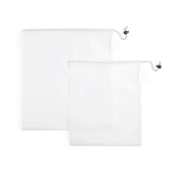 Набор из 2 мешочков "Kortal", белый, 1)35x30см, 2)30x25 см, 100% полиэстер, 25 г/м2