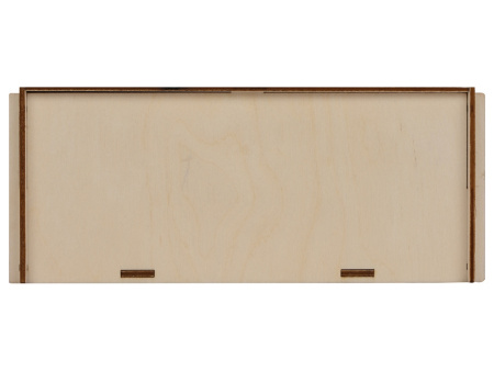 Деревянная коробка для гирлянды с наполнителем-стружкой "Ларь"