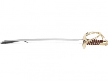 Нож «Сабля генерала Ли», серебристый/золотистый