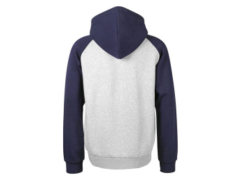 Толстовка с капюшоном «Dublin» мужская, темно-синий/серый меланж