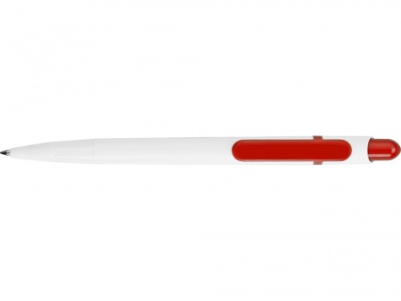 Ручка шариковая "Этюд", белый/красный (P)