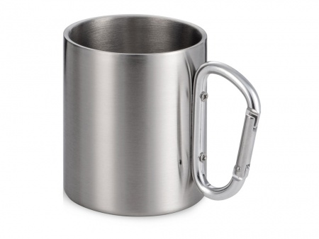 Подарочный набор с термосом и кружкой, серебристый/оранжевый