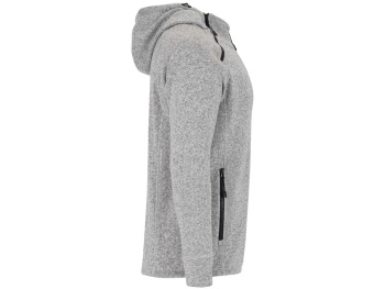 Толстовка на молнии "Everest", меланжевый белый